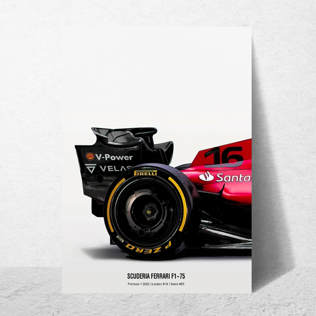 affiche formule 1 ferrari