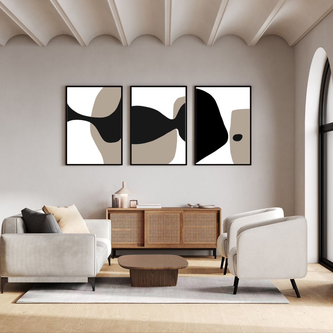 Affiches formes abstraites