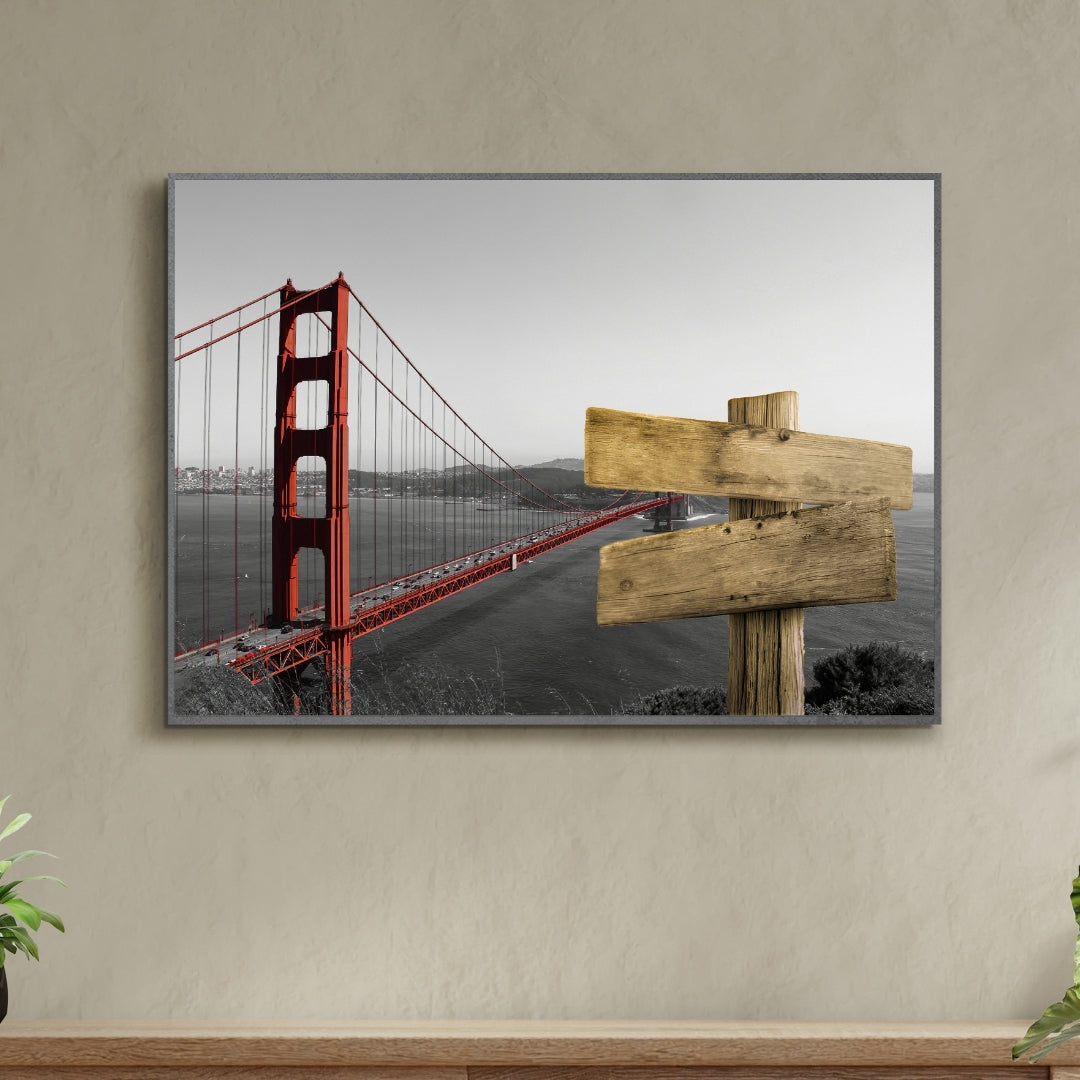 AFFICHE PERSONNALISÉE PRÉNOM SAN FRANCISCO