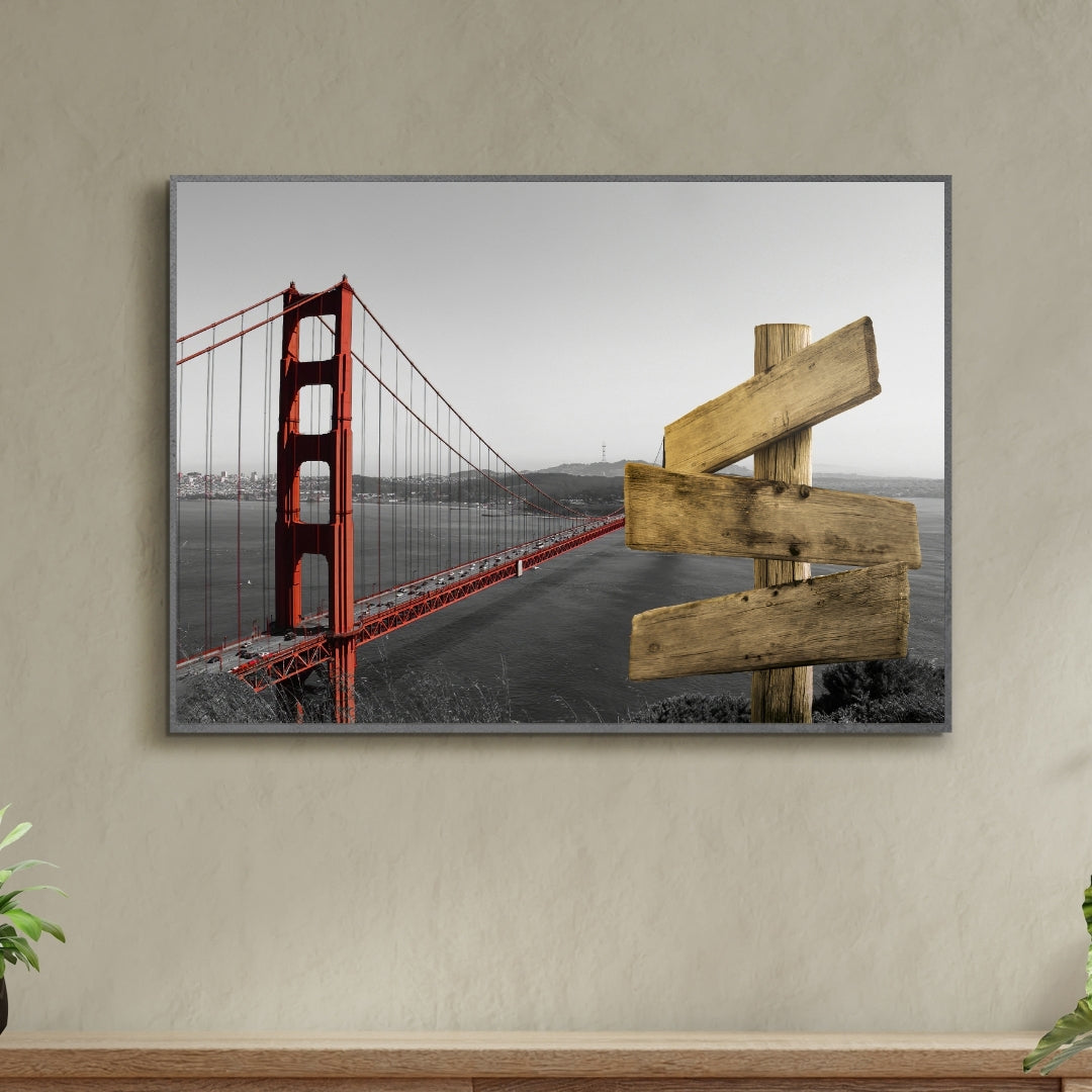 AFFICHE PERSONNALISÉE PRÉNOM SAN FRANCISCO