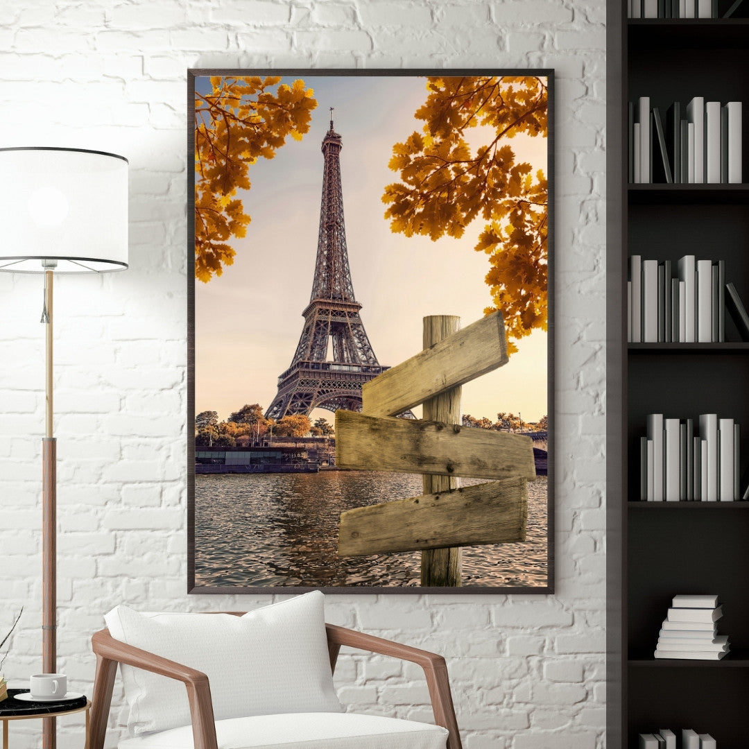 AFFICHE PERSONNALISÉE PRÉNOM TOUR EIFFEL