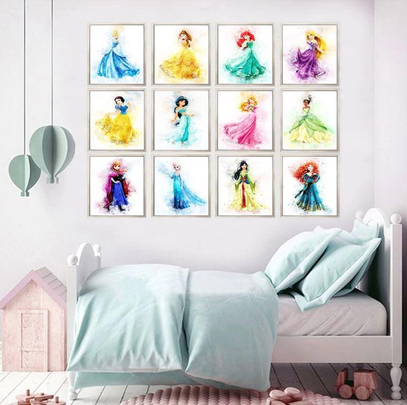 affiches princesses disney