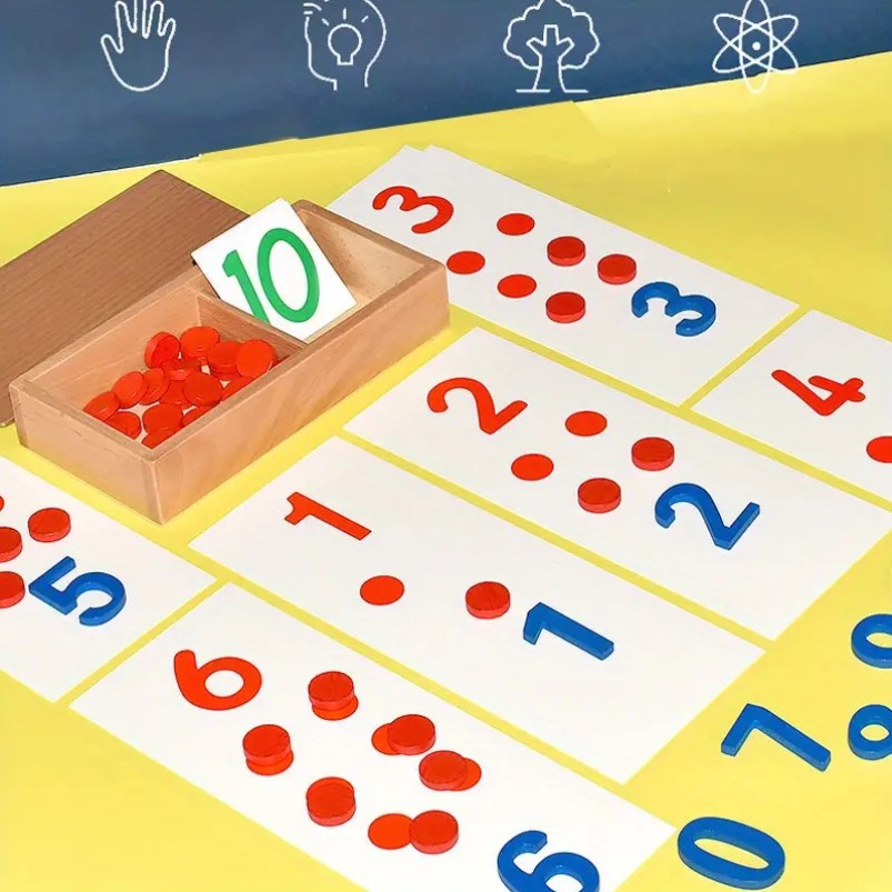 Jeu Nombre et Mathématique - Montessori