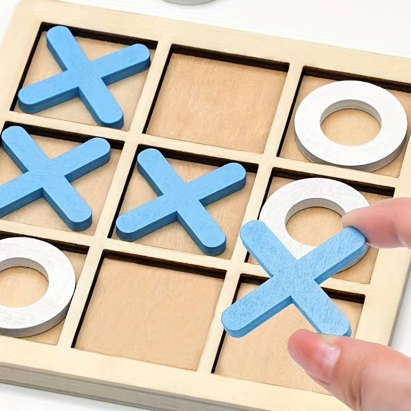Jeu Puzzle Tic-Tac-Toe Montessori