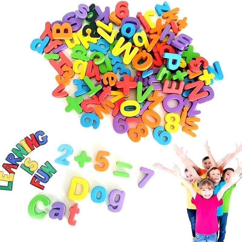 autocollants magnétiuqes lettres et chiffres