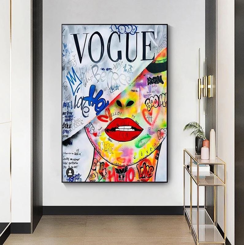 affiche street art vogue