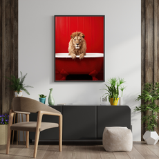 affiche lion