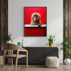 affiche singe