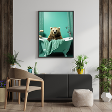 affiche ours brun
