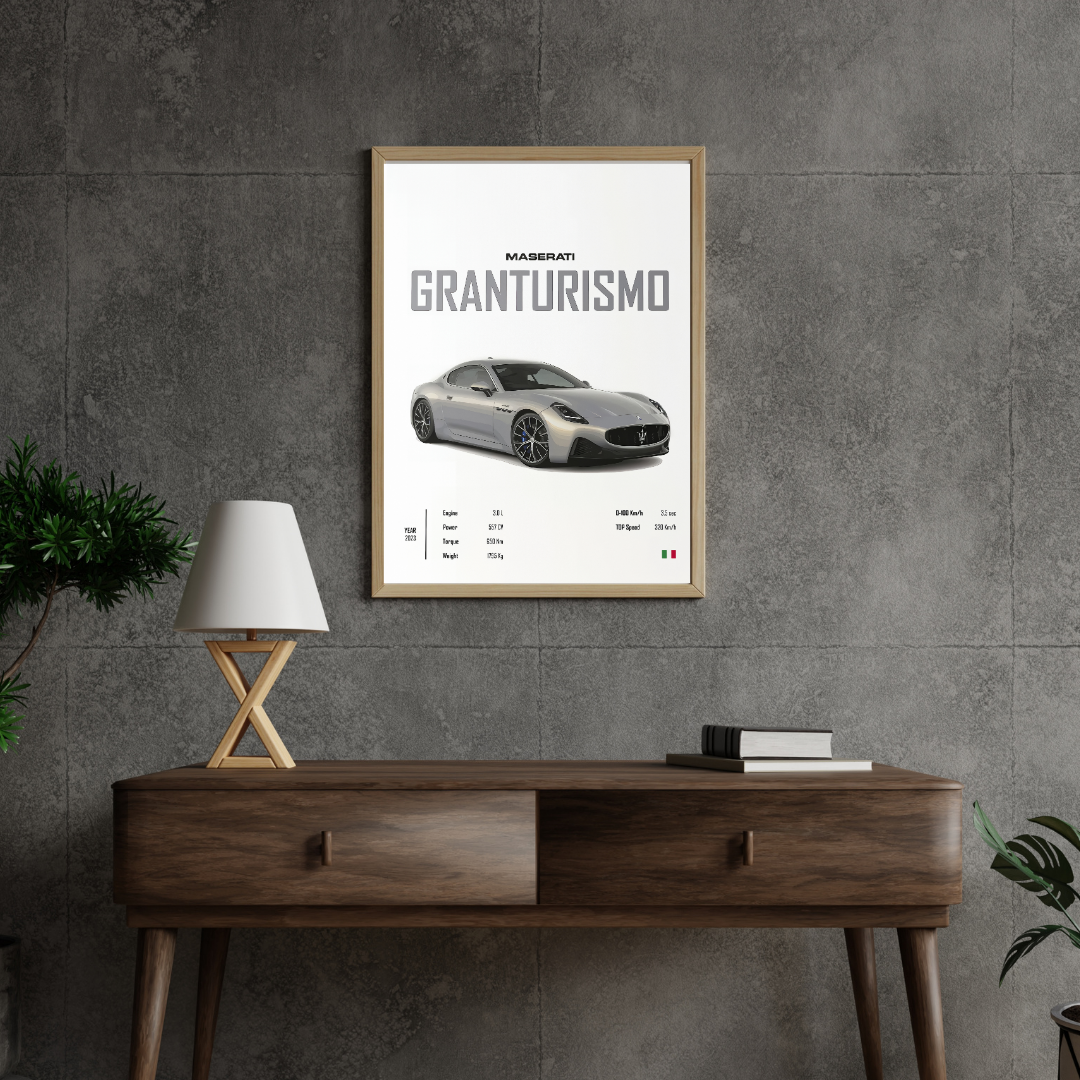 affiche voitures de sport granturismo