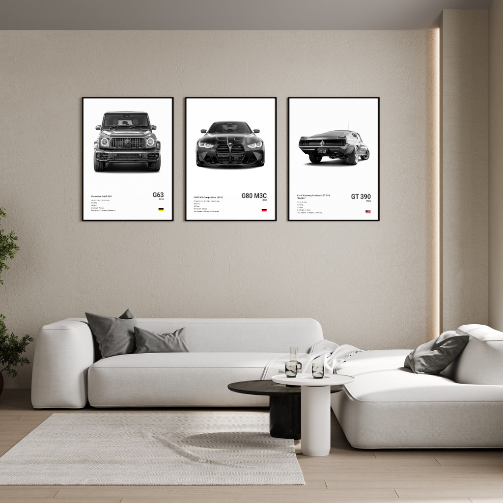 affiches voitures de sport