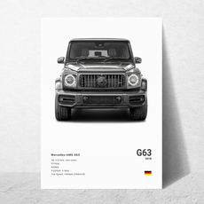 affiche voiture de sport G63