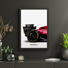 affiche formule 1 ferrari