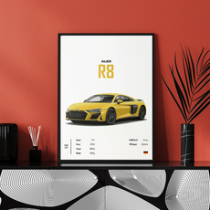 affiche audi r8