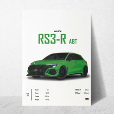 affiche audi rs3-r abt
