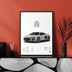 affiche audi r8