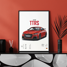 affiche audi ttrs