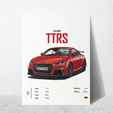 affiche audi ttrs