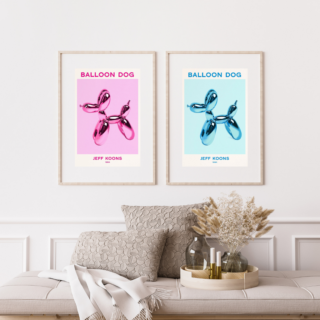 affiches balloon de jeff koons