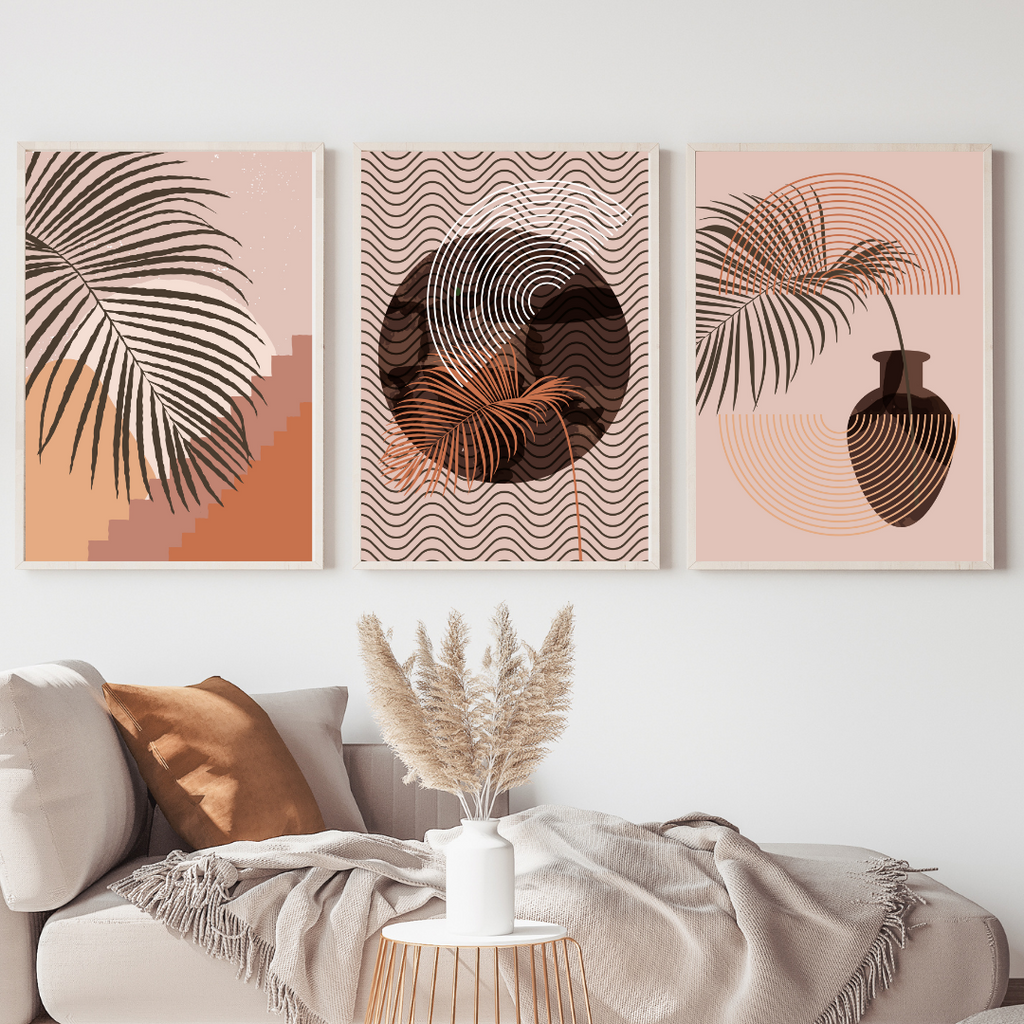 affiches figures géométriques summer