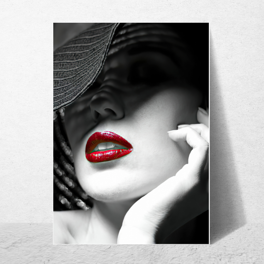 affiche femme glamour