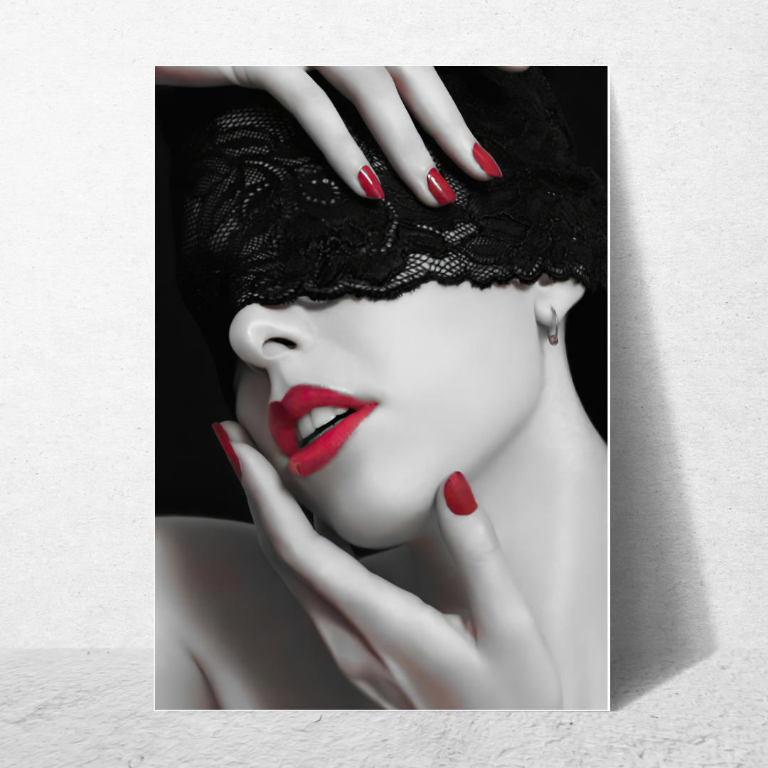 affiche femme glamour
