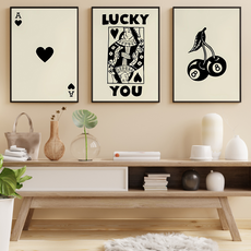affiches de chance art moderne