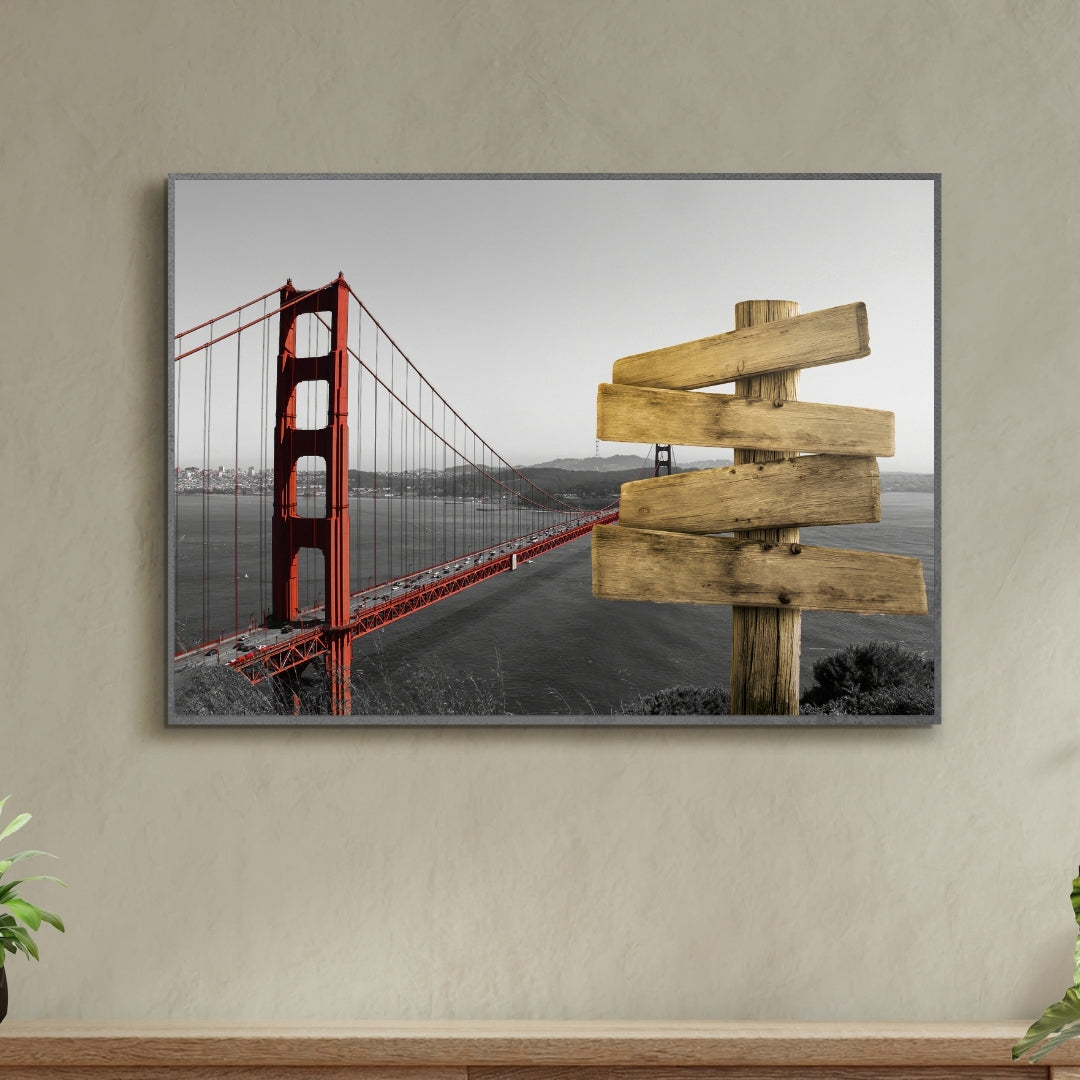AFFICHE PERSONNALISÉE PRÉNOM SAN FRANCISCO