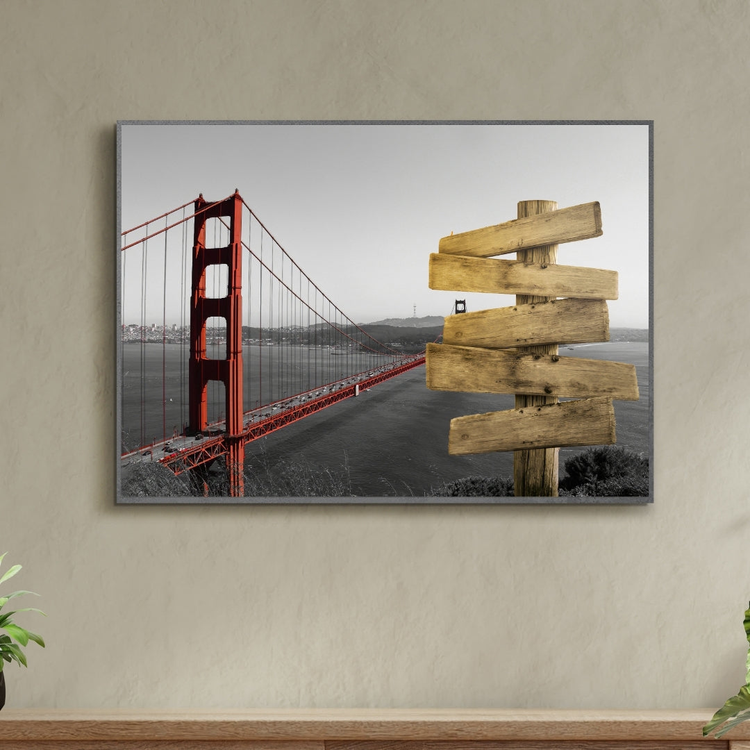 AFFICHE PERSONNALISÉE PRÉNOM SAN FRANCISCO