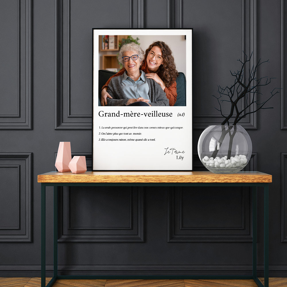 affiche grand mere cadeau