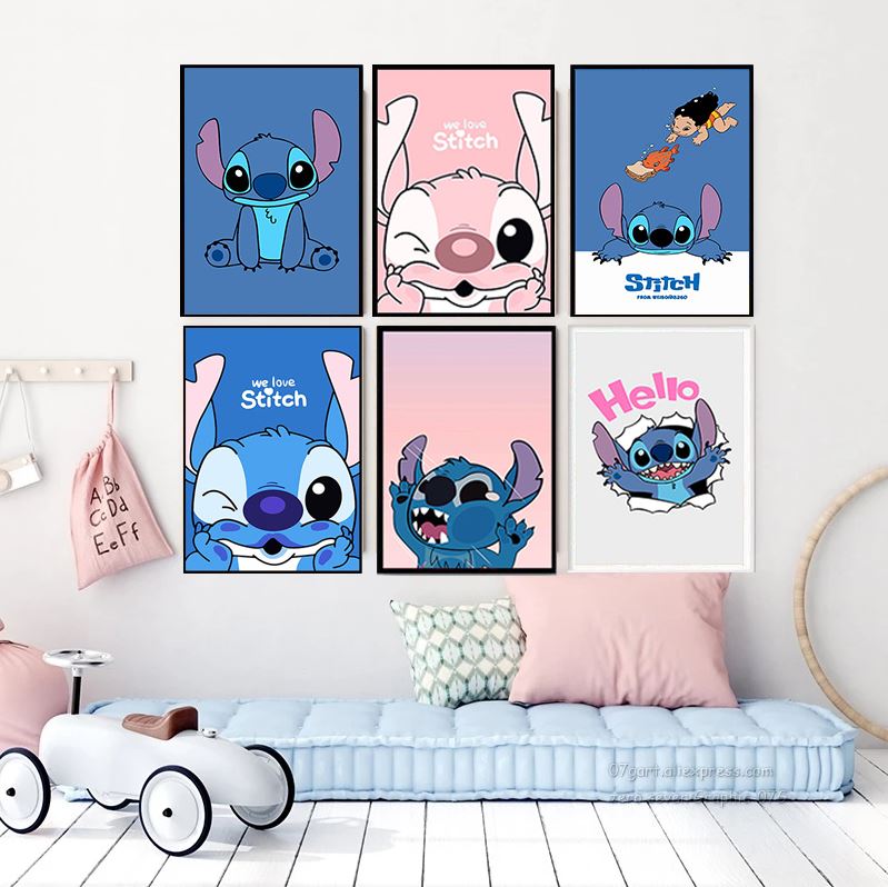 AFFICHE STITCH – Pop Art Blocks