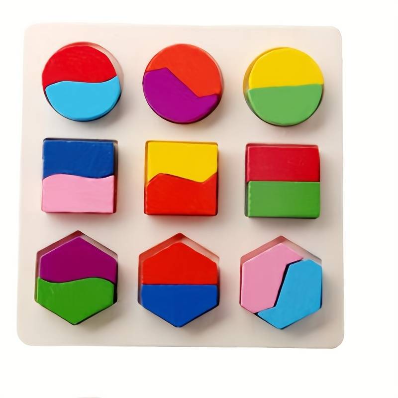 Jouet de Puzzle 3D - Formes Géométriques