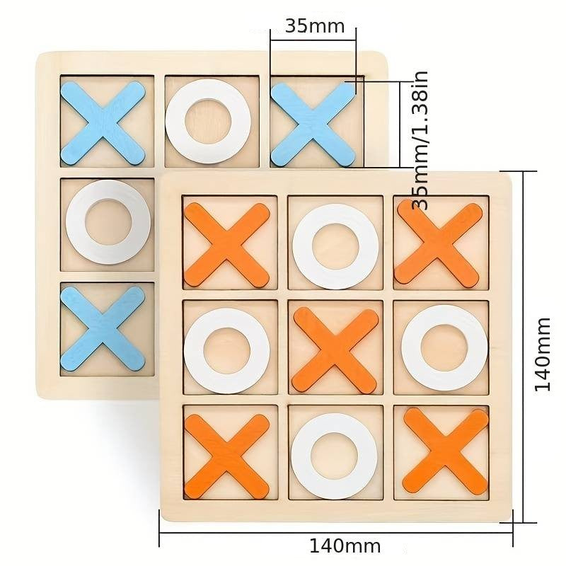 Jeu Puzzle Tic-Tac-Toe Montessori