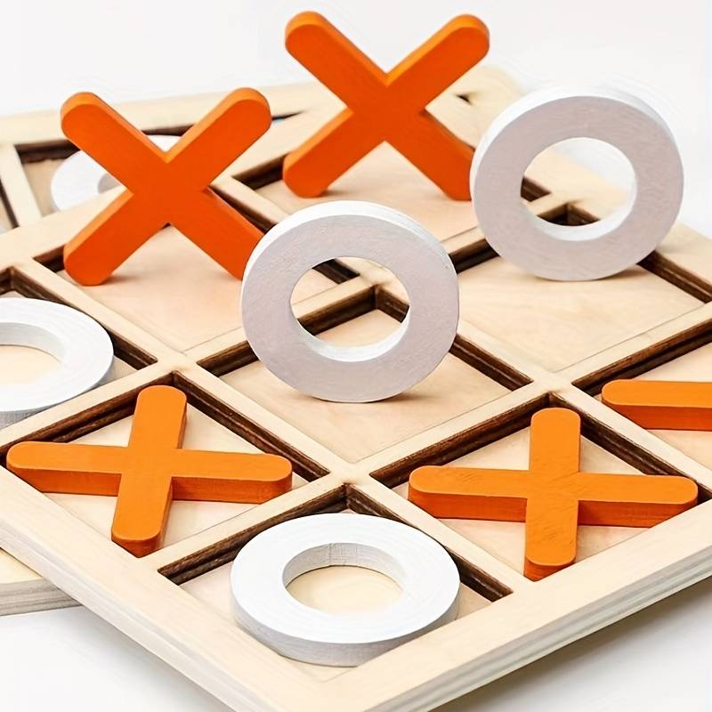 Jeu Puzzle Tic-Tac-Toe Montessori