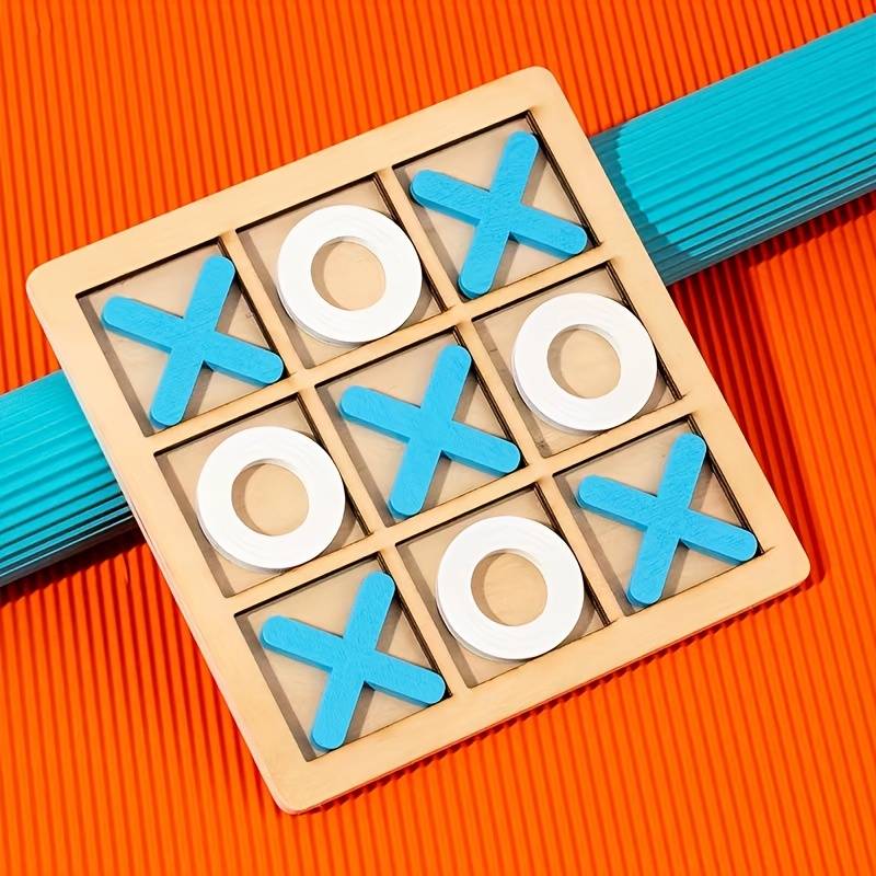 Jeu Puzzle Tic-Tac-Toe Montessori