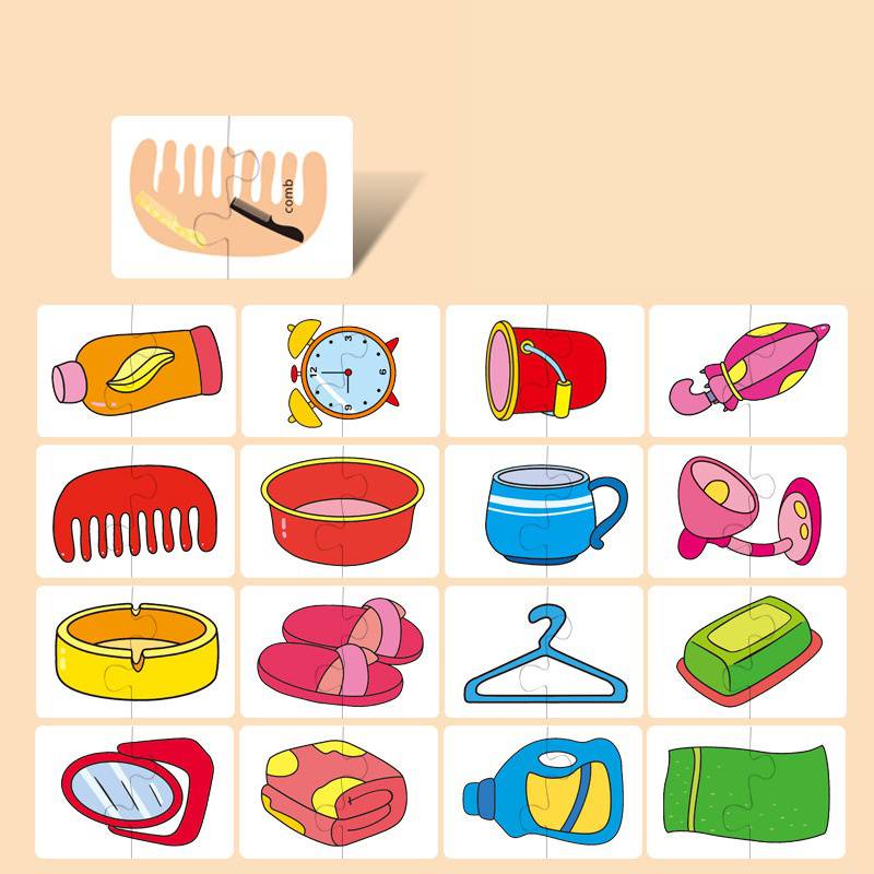 cartes puzzle montessori