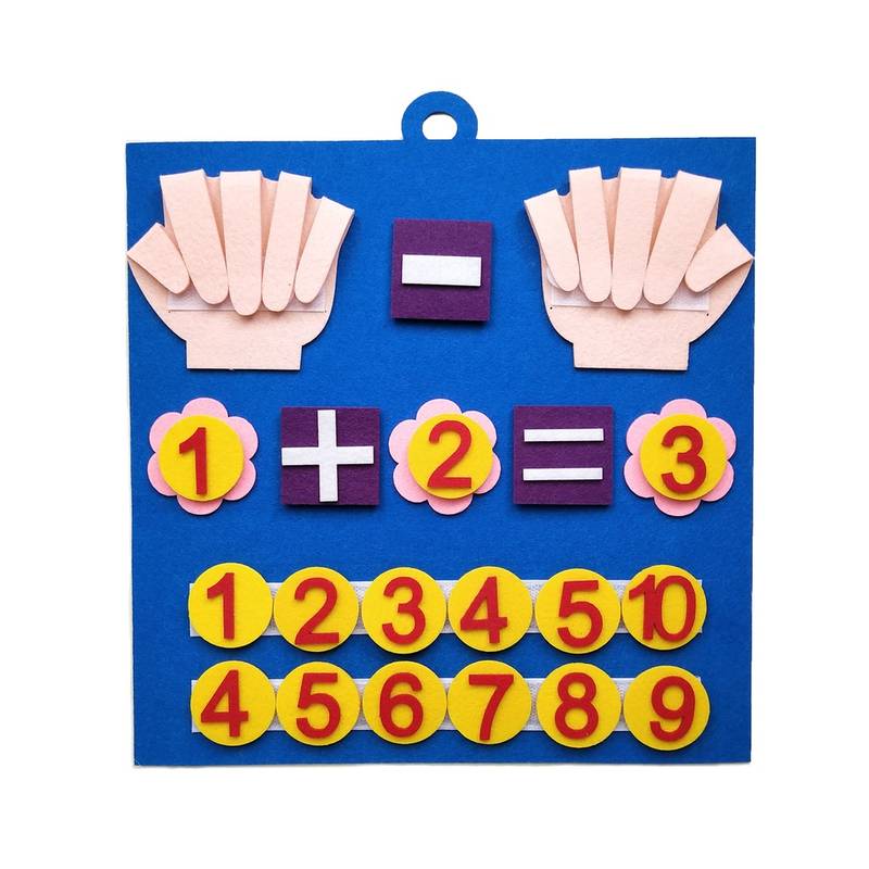 Jeu Éducatif de Chiffres en Feutrine pour Enfants