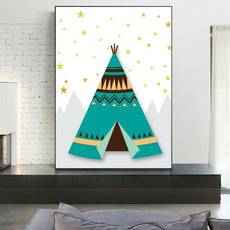 affiche enfant tipi