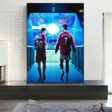 affiche lionel messi et ronaldo