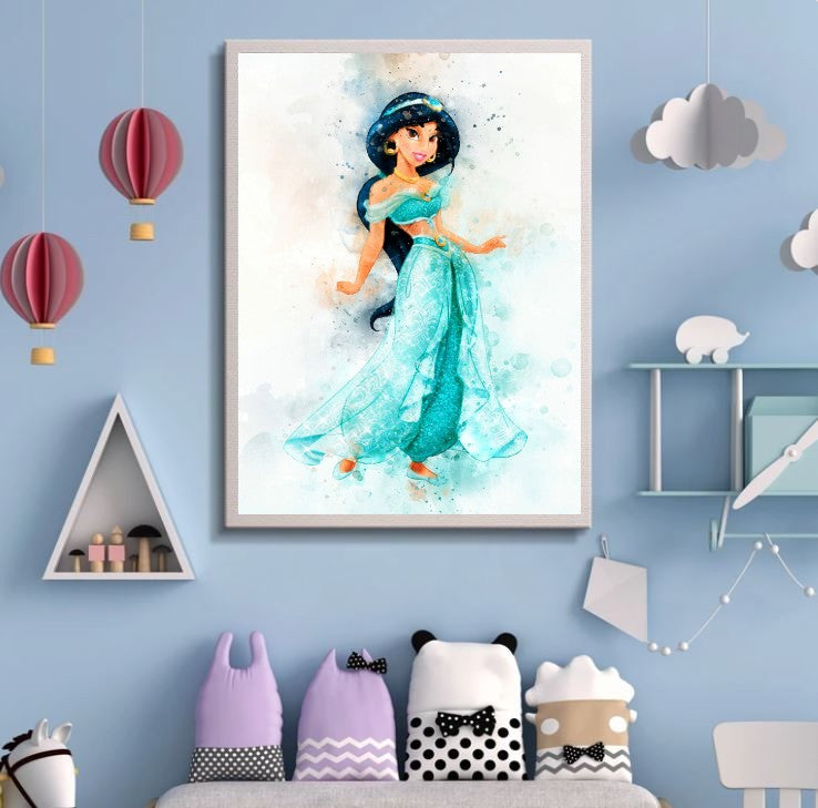 affiche princesses disney jasmine