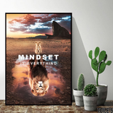 affiche mindset lion