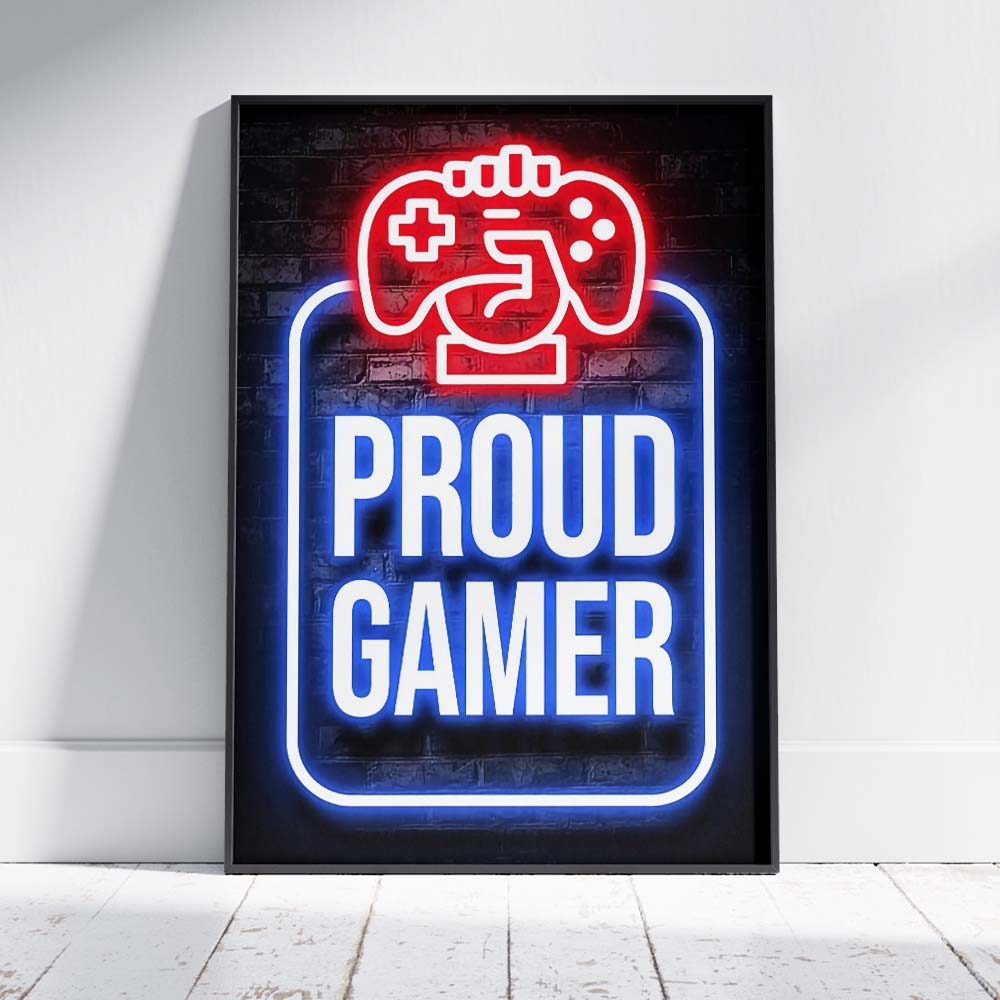 affiche proud gamer