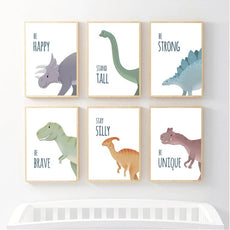 affiche dinosaure
