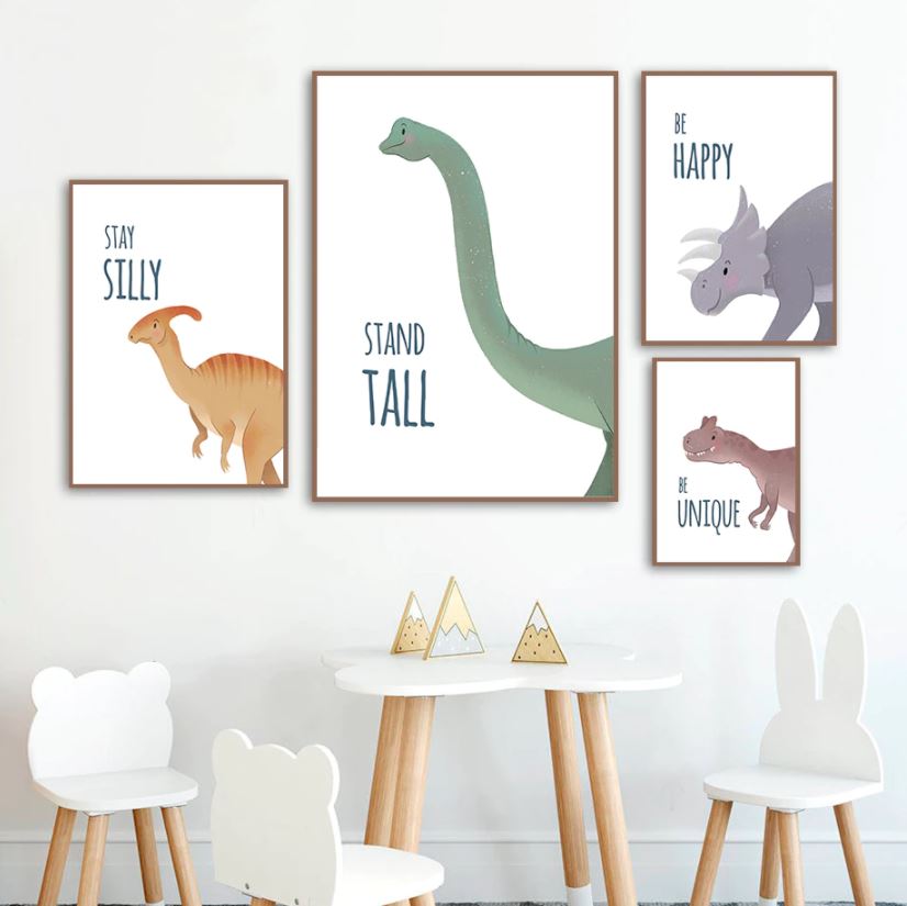 affiche dinosaure