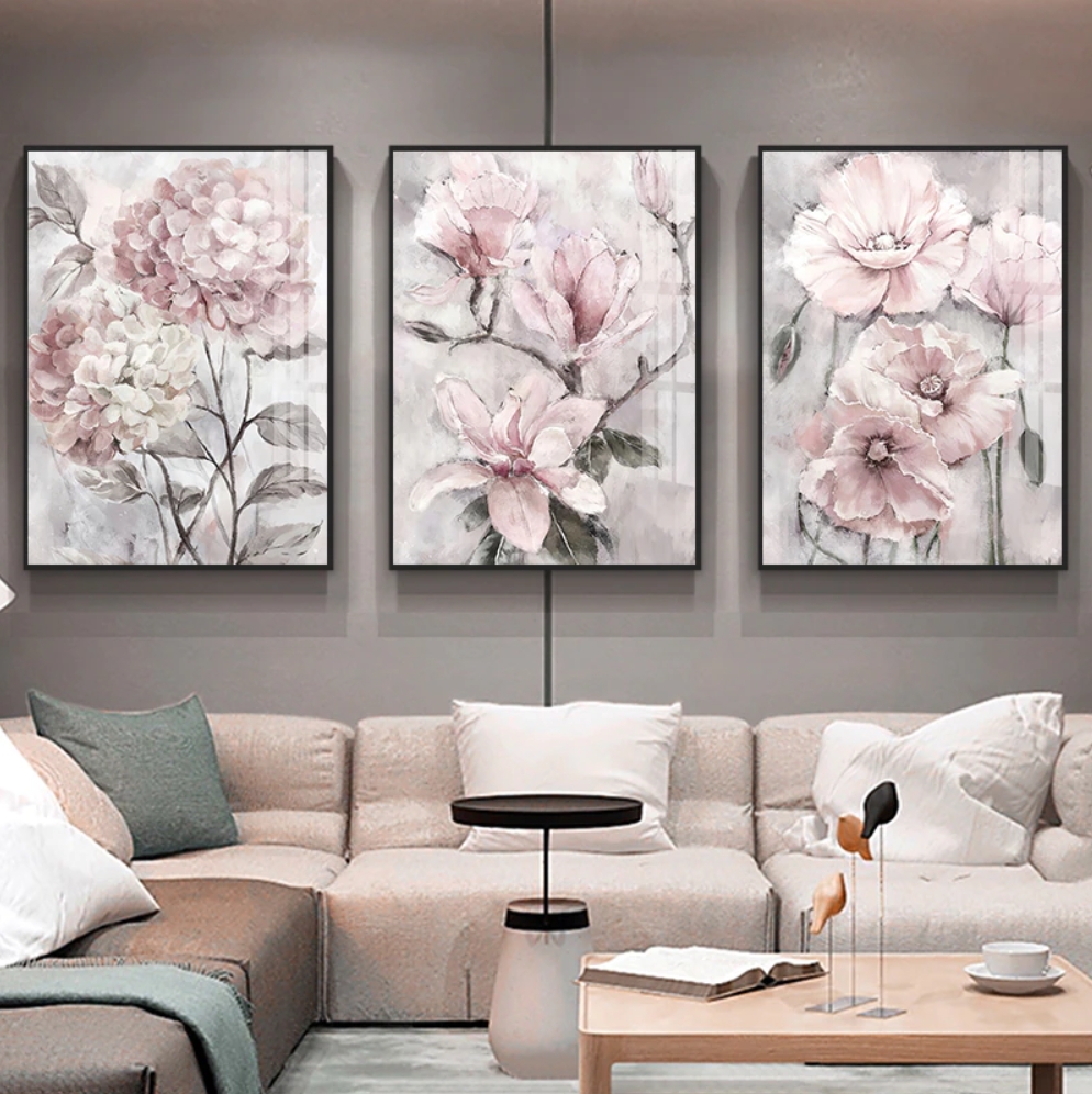 affiche fleurs