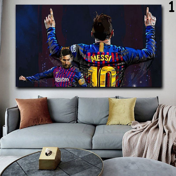 WEHGE Lionel Messi 14 affiche de superstar de football décoration murale 20×30 cm - Lionel Messi WEHGE Lionel Messi 14 affiche de superstar de football décoration murale 20×30 cm - Lionel Messi