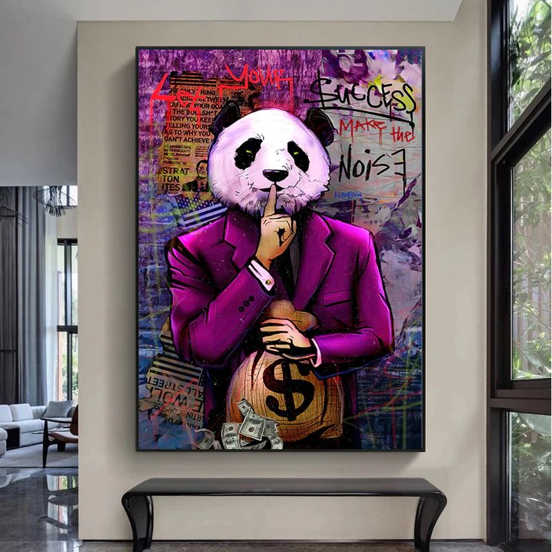 Affiche Street Art - Le Panda Fortune