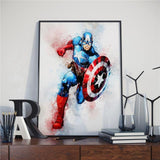 affiche marvel avengers captain america