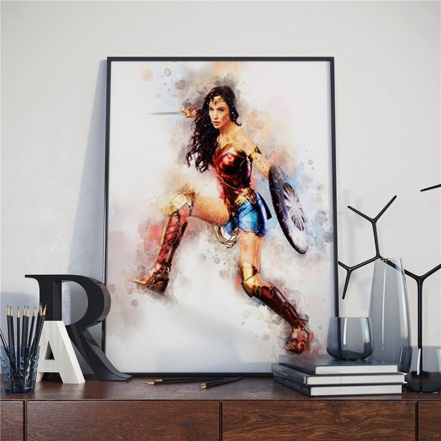 affiche marvel avengers wonder woman