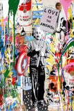 affiche street art einstein